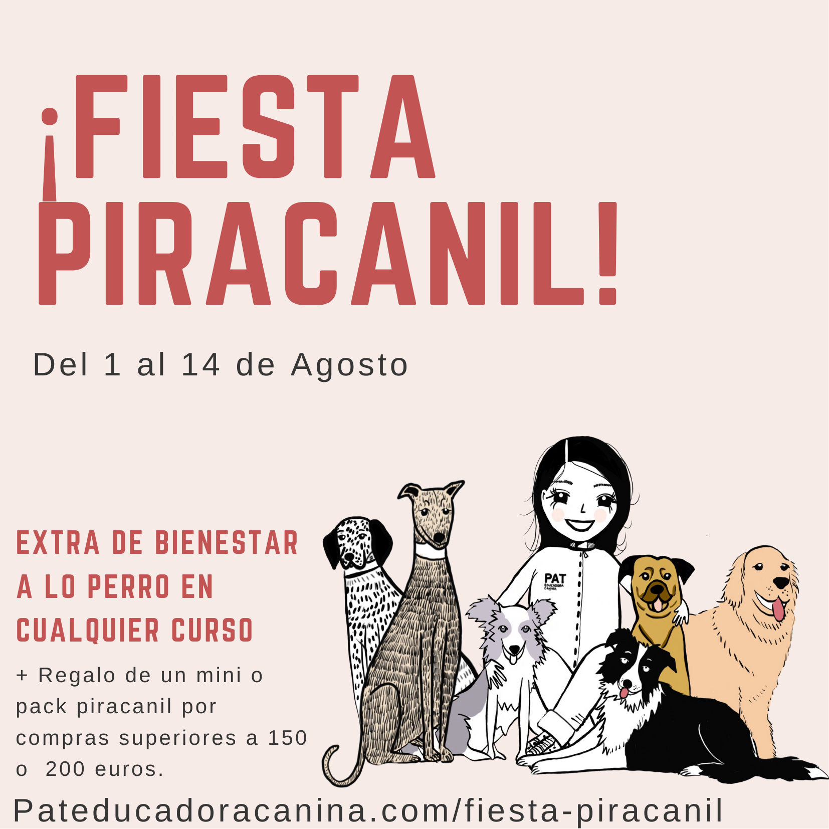 PAT Educadora Canina - Semana Piracanil - Pack Bongo